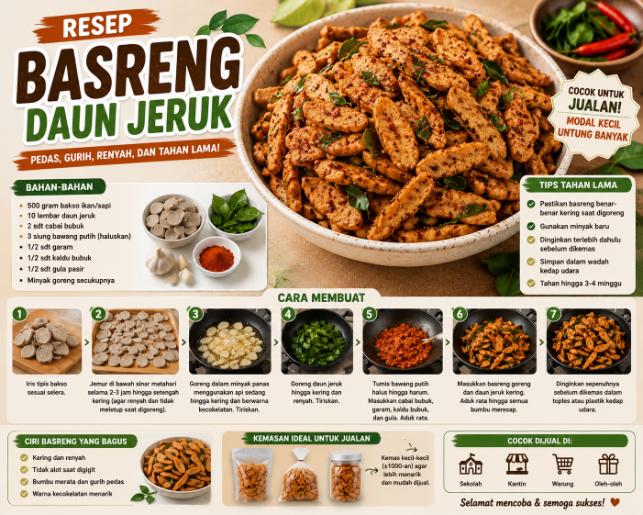 Basreng Daun Jeruk