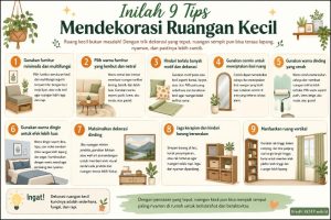 Inilah 9 Tips Mendekorasi Ruangan Kecil