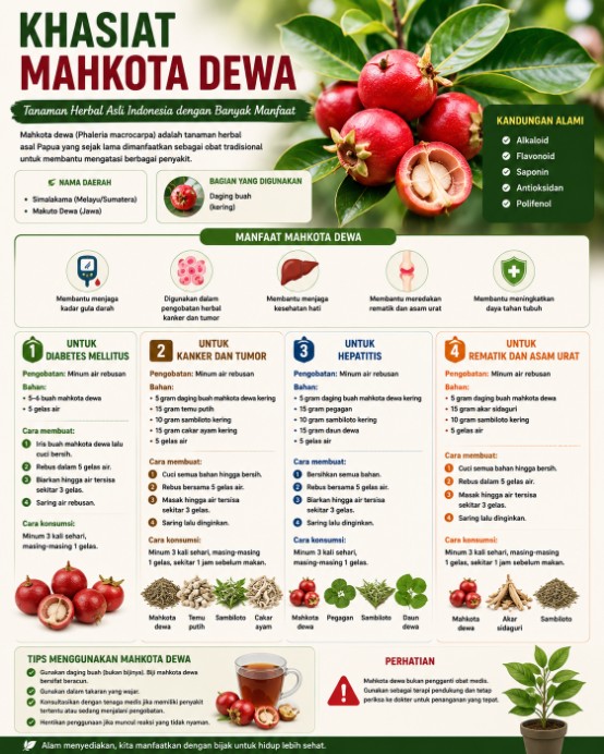 Khasiat Mahkota Dewa